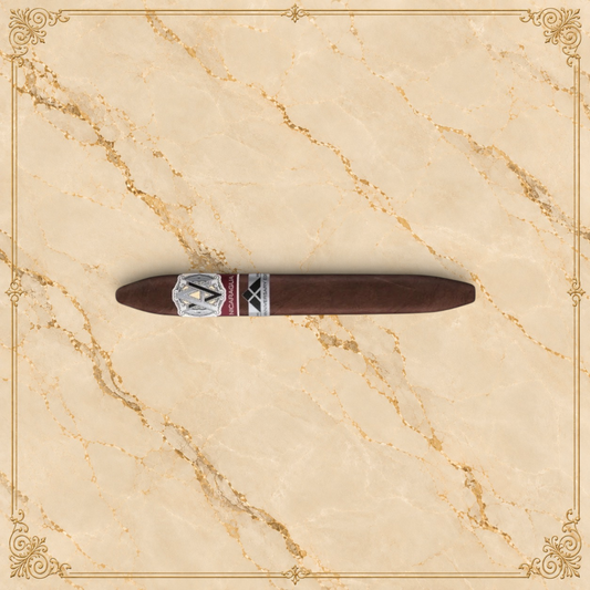 Arcadia Cigars AVO Syncro 10th Anniversary box-pressed Diademas Finas cigar with an Ecuadorian wrapper