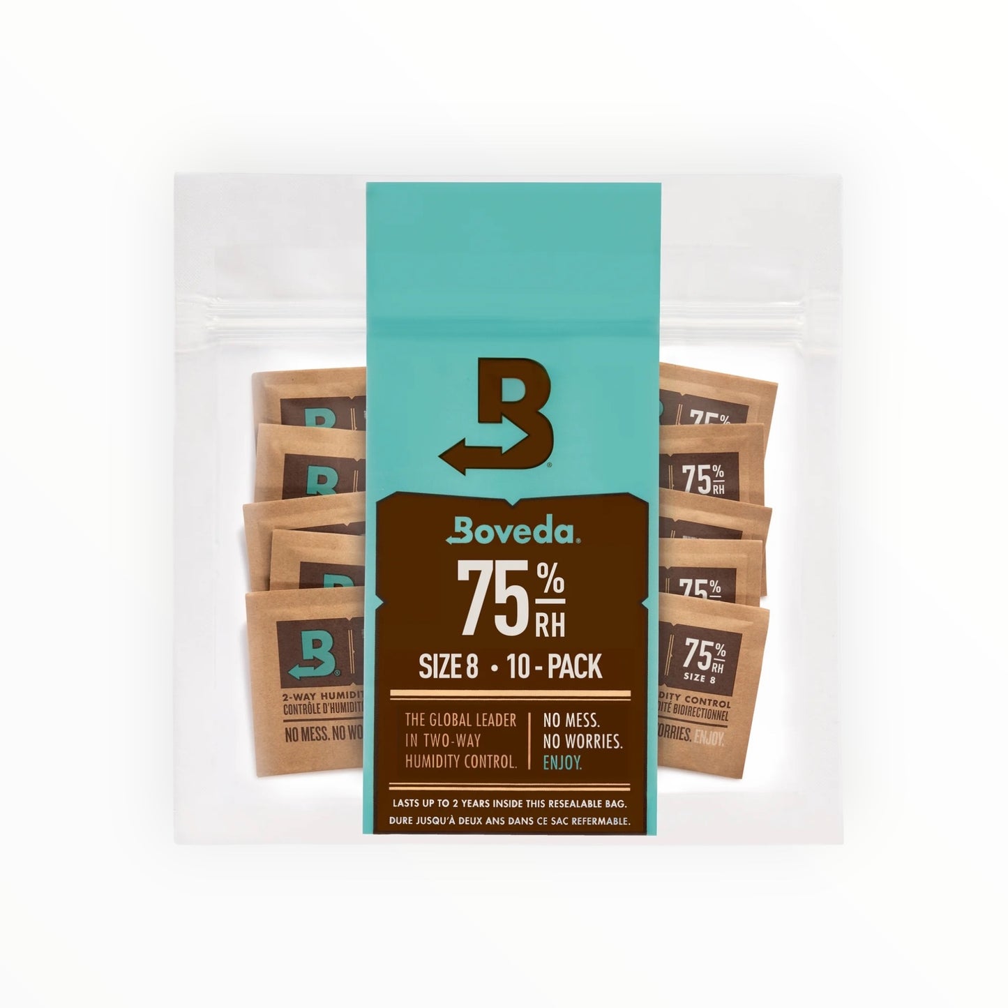 Boveda Size 8 For Travel - Small Humidors 75 RH