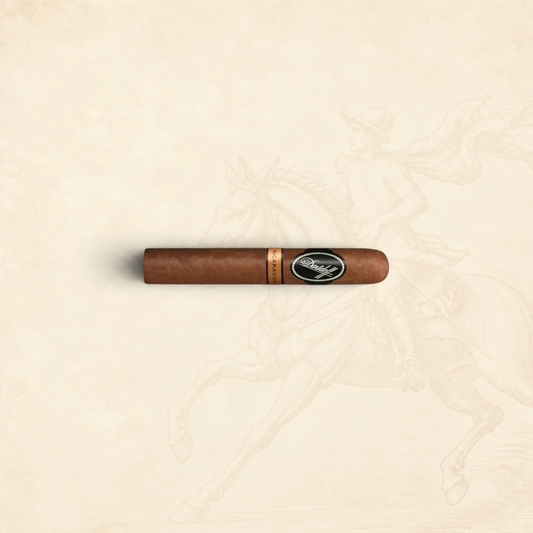 Arcadia Cigars Davidoff Nicaragua Robusto Vintage 2023 premium cigar with dark wrapper and branded cigar band