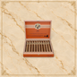 Arcadia Cigars AVO XO Notturno robusto cigars in an open wooden box with Ecuadorian Connecticut wrappers