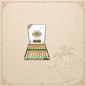 Arcadia Cigars Arturo Fuente Chateau Fuente Natural cigars in an open wooden box with green ribbon bands