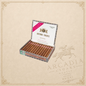 Arcadia Cigars Arturo Fuente Curly Head Deluxe box filled with premium handcrafted cigars on a neutral background