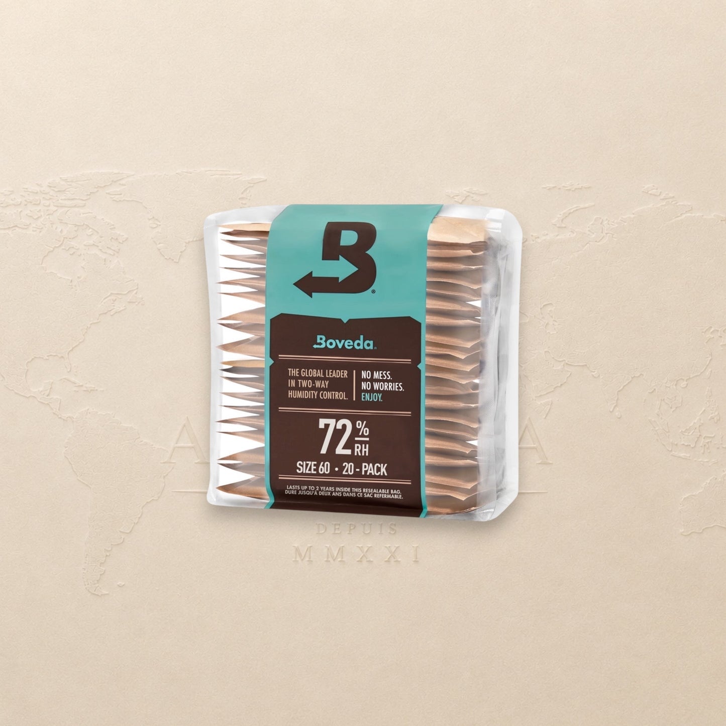 Boveda Size 60 For Most Humidors 72 RH Pack of 20