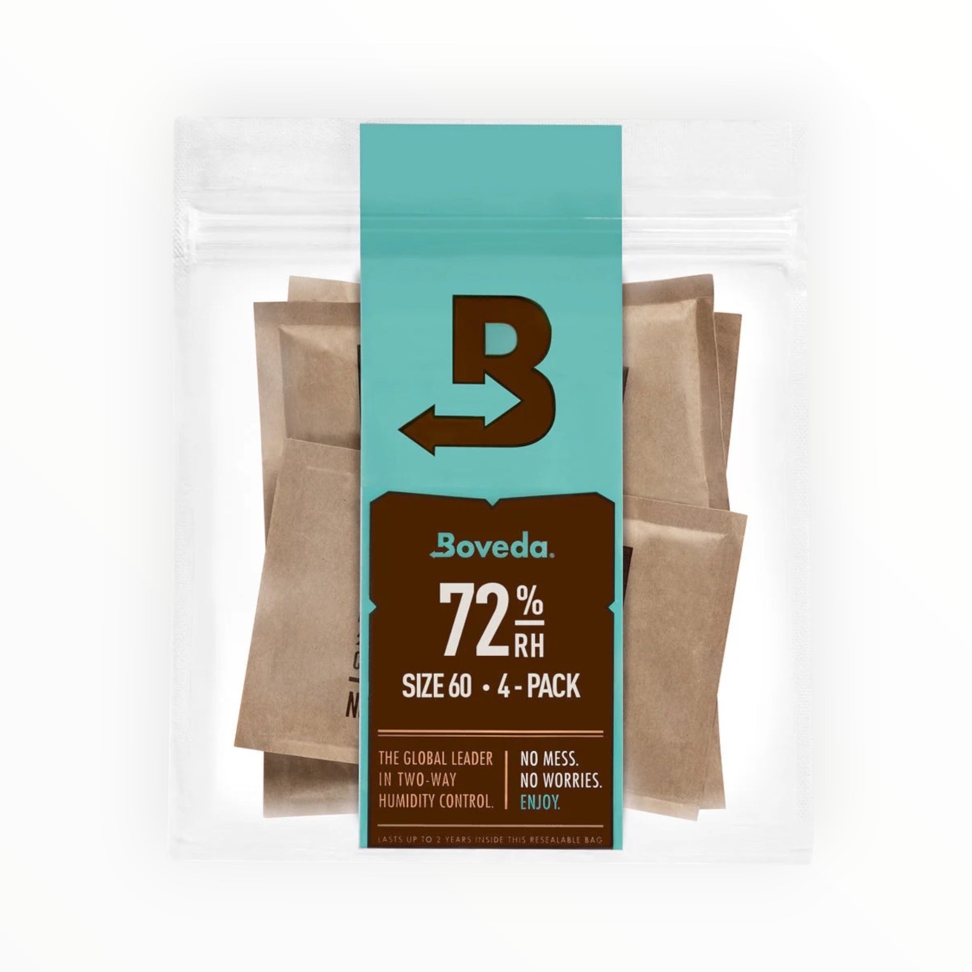 Boveda Size 60 For Most Humidors 72 RH Pack of 4