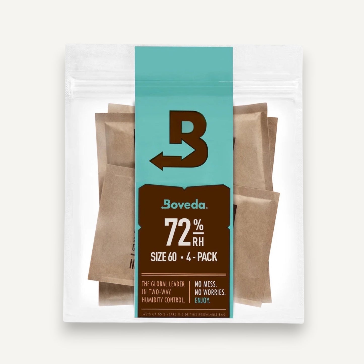 Boveda Size 60 For Most Humidors 72 RH Pack of 4