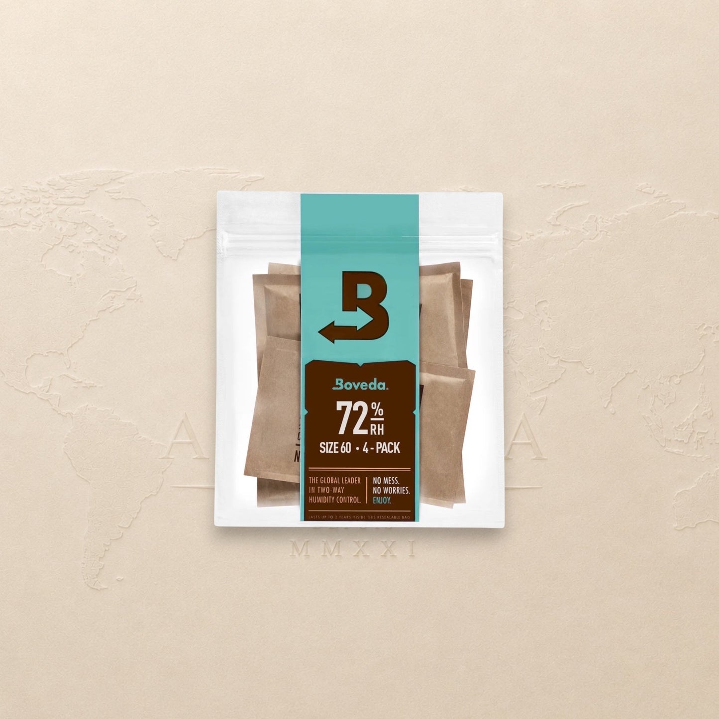 Boveda Size 60 For Most Humidors 72 RH Pack of 4