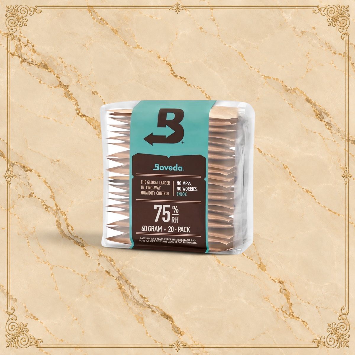 Boveda Size 60 For Most Humidors 75 RH 20 Pack