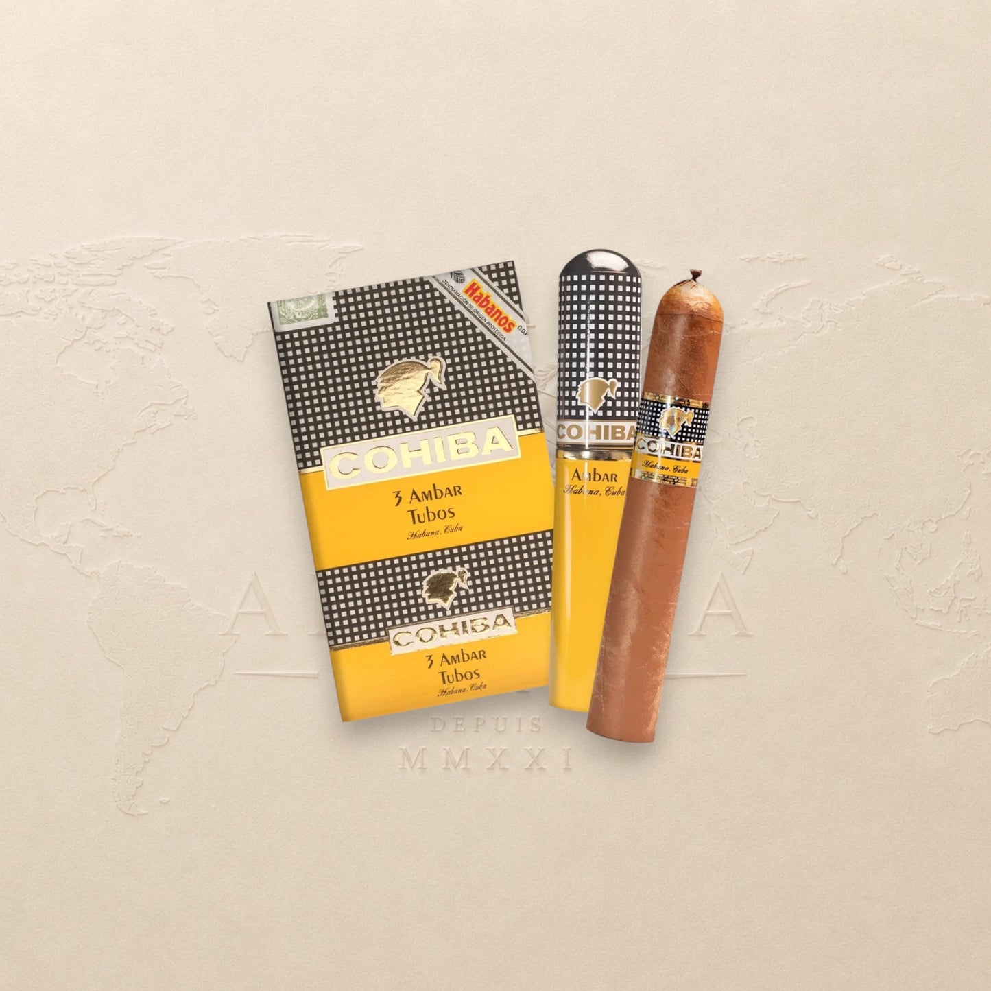 Cohiba Ambar Tubos | Luxury in Threes