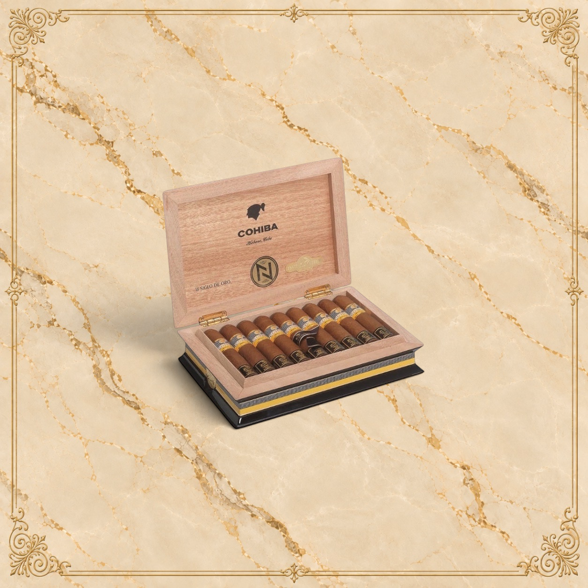 Arcadia Cigars Cohiba Siglo De Oro Year of the Rabbit limited edition cigars in a luxury lacquered wooden box