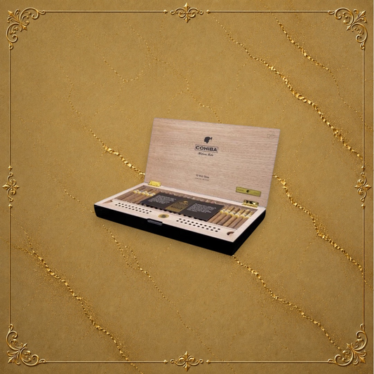 Arcadia Cigars Cohiba Wide Short Humidor Limited Edition 2025 featuring a wooden box with premium Cuban cigarillos.