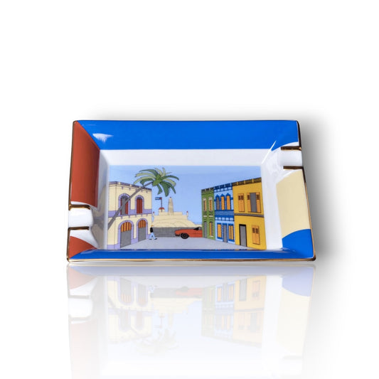 Elle Blue Casa Cubana – Porcelain Ashtray