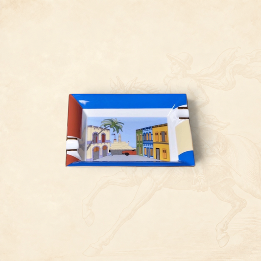 Elle Blue Casa Cubana – Porcelain Ashtray