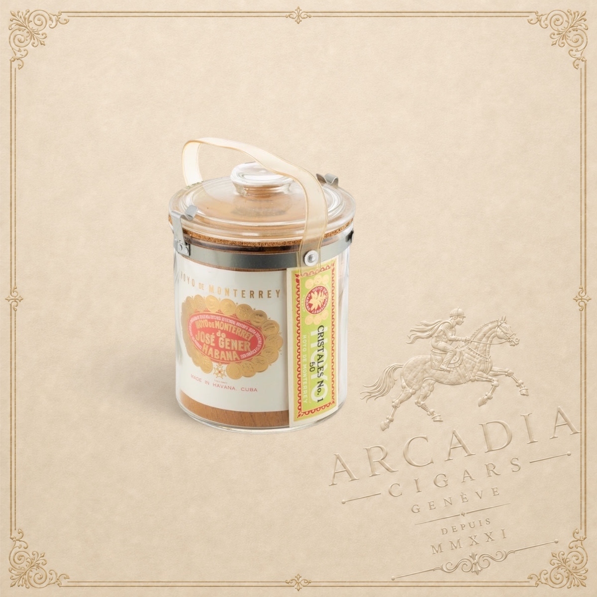 Hoyo de Monterrey Cristales No. 1 Jar – Pre-Castro 1960s