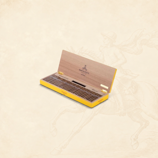 Arcadia Cigars Montecristo Short Year of the Snake 2025 humidor box filled with premium Cuban cigarillos