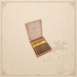 Arcadia Cigars Partagás 8-9-8 Cuban cigars presented in a wooden box with gold branding and traditional labels