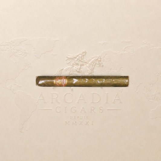 Arcadia Cigars Partagás Londres Extra Cuban cigar with a classic brown wrapper and red and gold band