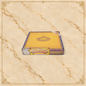 Arcadia Cigars Partagás Lonsdales cigar box with yellow label and traditional Cuban branding on a neutral background