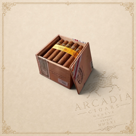 Arcadia Cigars Por Larrañaga Robustos de Larrañaga 2007 Asia Pacifico regional edition cigars in a wooden box