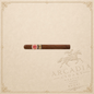 Arcadia Cigars Romeo y Julieta Tacos 2018 Limited Edition cigar with red and gold bands on a textured background