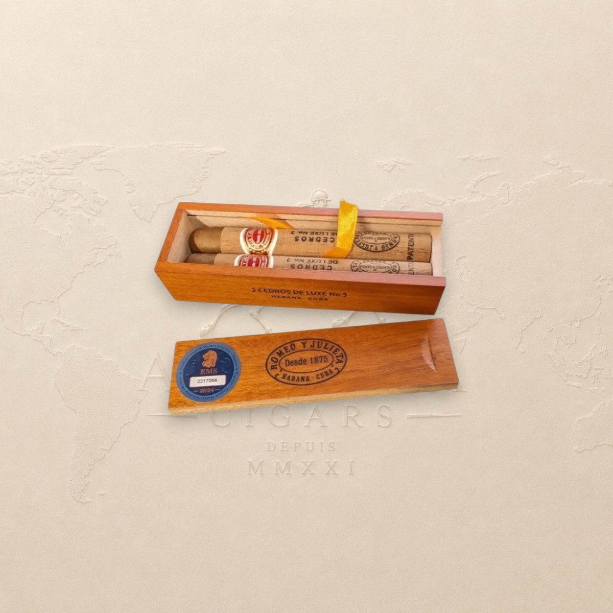 Romeo y Julieta Cedros De Luxe No. 3 - Twin Gift Box