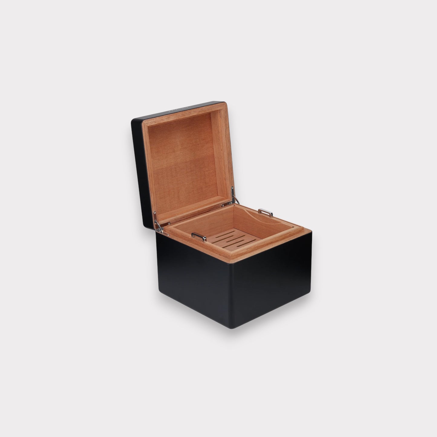 S.T. Dupont Black Cigar Humidor - Arcadia Cigars