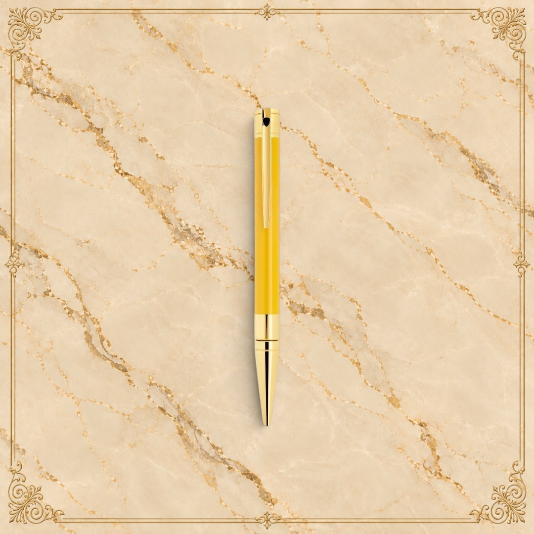 S.T. Dupont D-Initial Ballpoint Pen Dragon - Honey