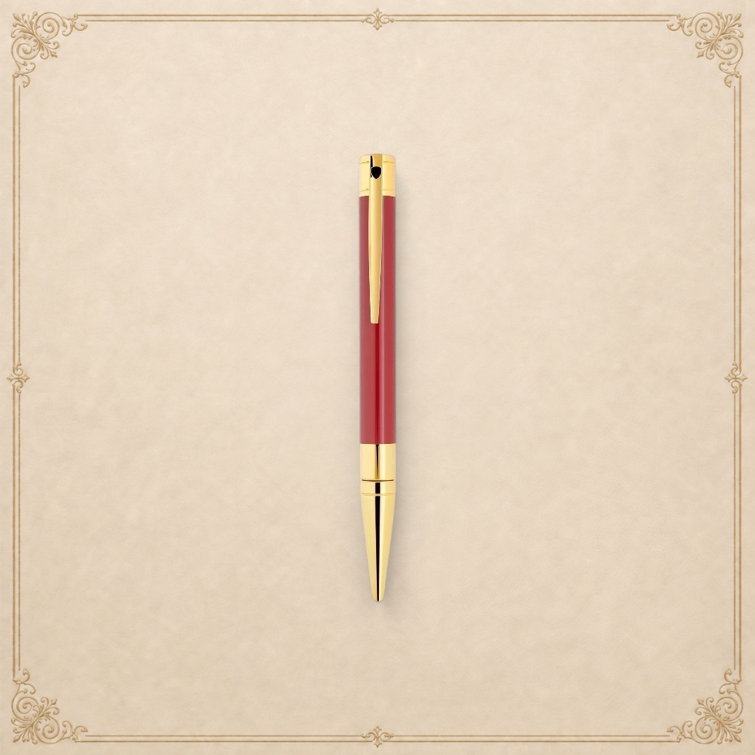 S.T. Dupont D-Initial Ballpoint Pen Dragon - Red