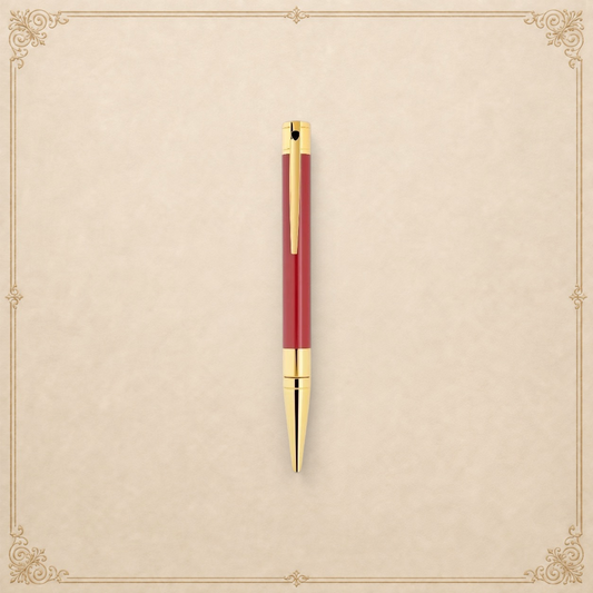 S.T. Dupont D-Initial Ballpoint Pen Dragon - Red