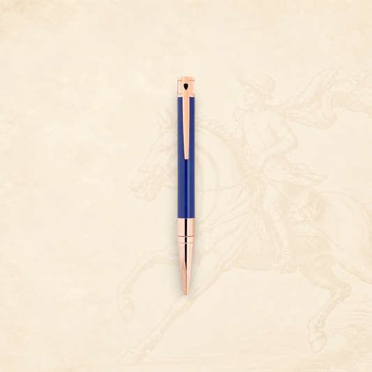S.T. Dupont D-Initial Ballpoint Pen Dragon Royal Blue