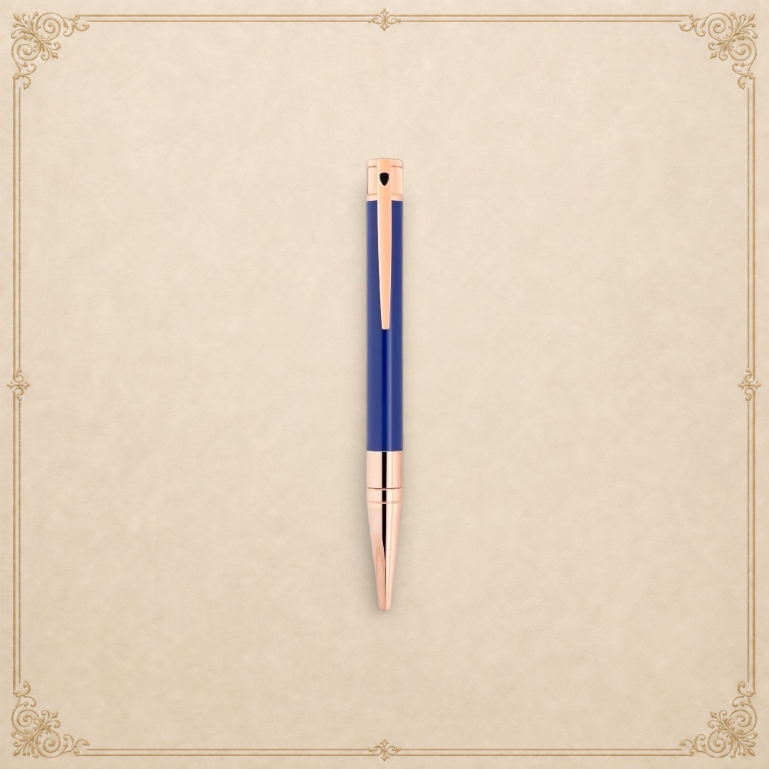 S.T. Dupont D-Initial Ballpoint Pen Dragon Royal Blue