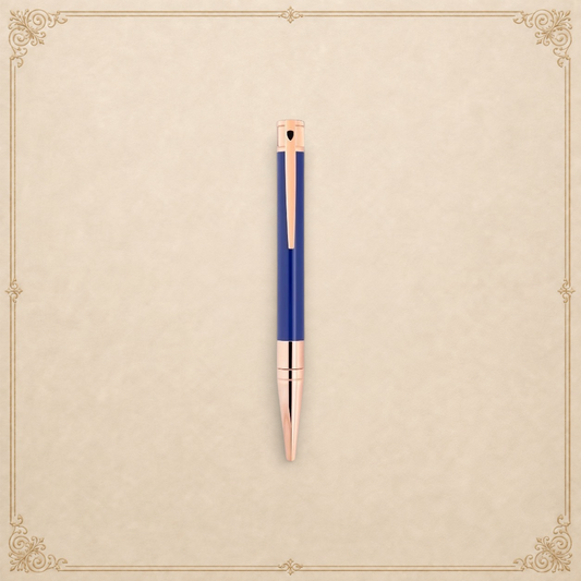 S.T. Dupont D-Initial Ballpoint Pen Dragon Royal Blue