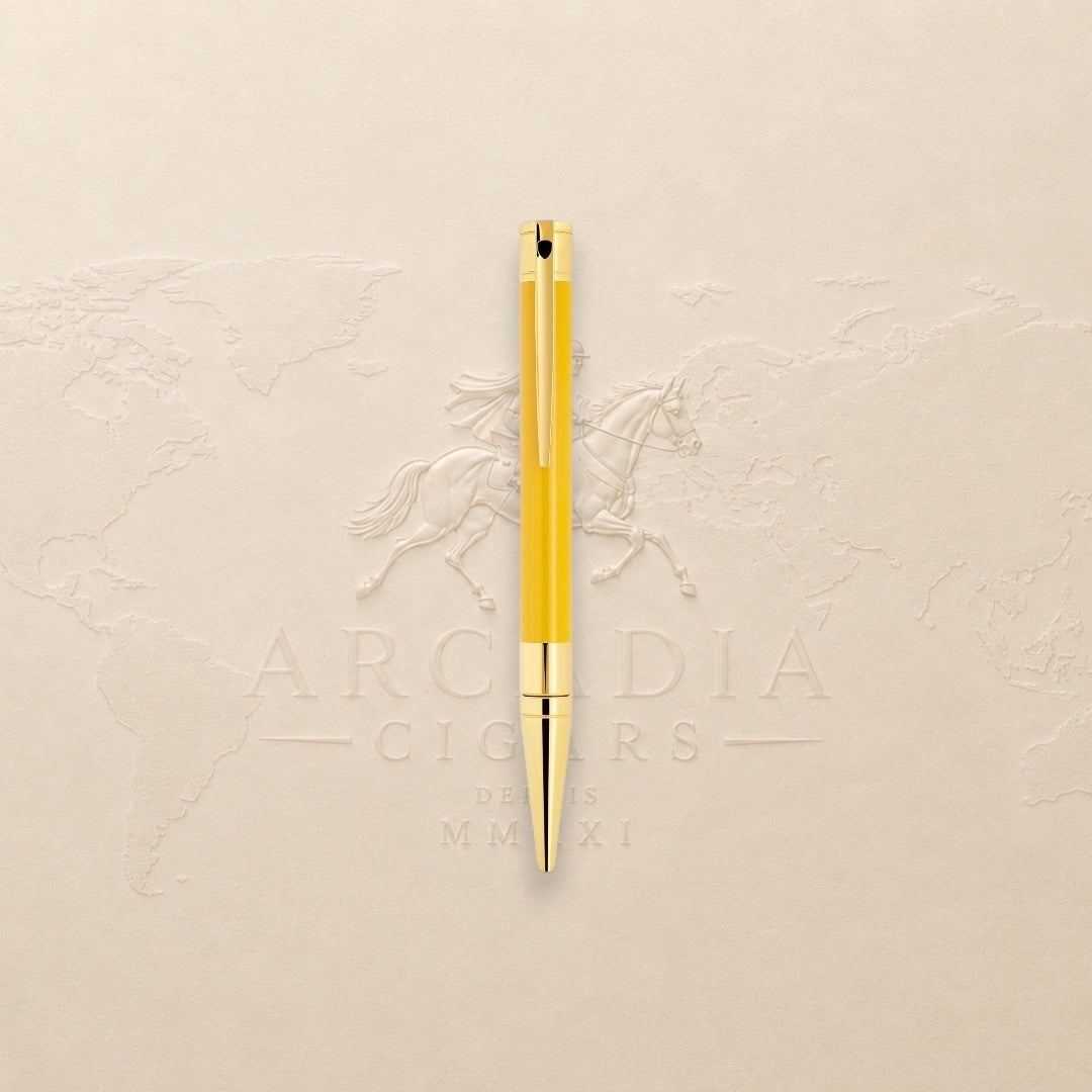 S.T. Dupont D-Initial Ballpoint Pen Dragon - Honey