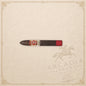 Arcadia Cigars Arturo Fuente Añejo No. 77 Shark cigar with a dark Connecticut Broadleaf Maduro wrapper and red band.