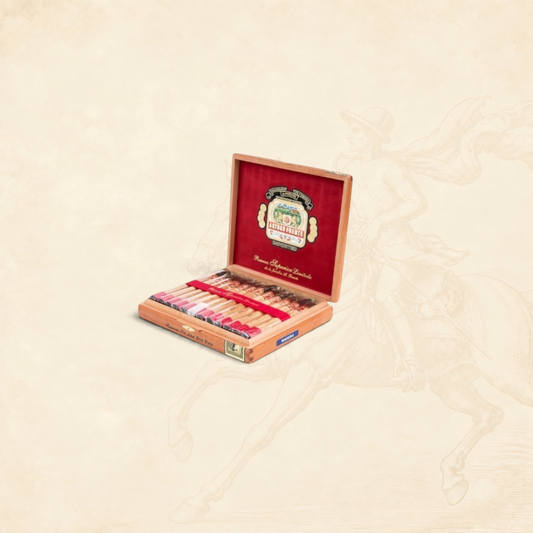 Arcadia Cigars Arturo Fuente Añejo Tres Ocho 8-8-8 cigar box with Connecticut Broadleaf Maduro cigars