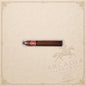 Arcadia Cigars Arturo Fuente Don Carlos Belicoso cigar with an African Cameroon wrapper in cellophane packaging