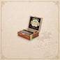 Arcadia Cigars Arturo Fuente Don Carlos Reserva Superior No. 4 cigars in an open wooden box with ornate branding