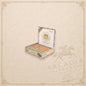 Arcadia Cigars Arturo Fuente Chateau Fuente Double Chateau cigar box with cedar sleeves on a cream background