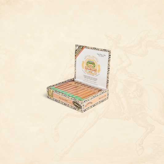 Arcadia Cigars Arturo Fuente Chateau Fuente Double Chateau cigar box with cedar sleeves on a cream background