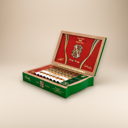 Arcadia Cigars Arturo Fuente Opus X 2020 Viento d’Amor limited edition cigar box, Toro Especial vitola.