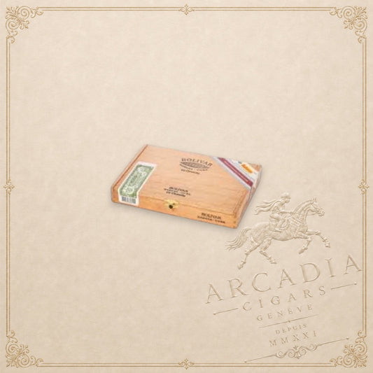 Arcadia Cigars box of Bolivar Orenda Edmundo cigars, a 2025 Balkan Regional Edition Cuban cigar collection.