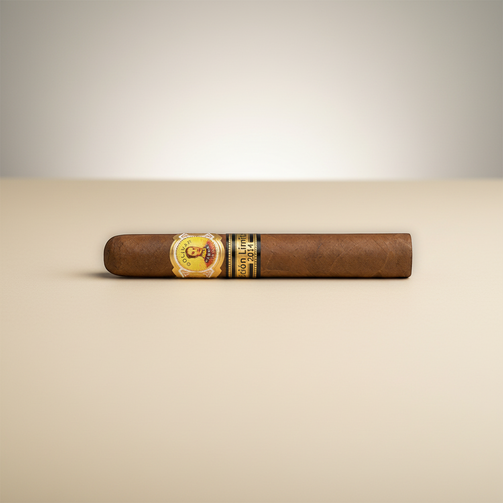 Arcadia Cigars: Bolívar Super Coronas 2014 Limited Edition cigar, medium-full bodied with earth, leather, cocoa, and pepper notes.