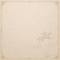 Arcadia Cigars branded parchment background with an embossed horse and rider logo and ornate decorative border