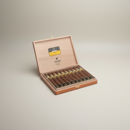 Arcadia Cigars Cohiba 55 Aniversario Limited Edition 2021 box of 10 cigars. Cuban tobacco, Victoria format, 57 ring gauge.