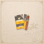 Arcadia Cigars Cohiba Ambar Tubos 3-pack with one cigar and aluminium tube on a textured beige background