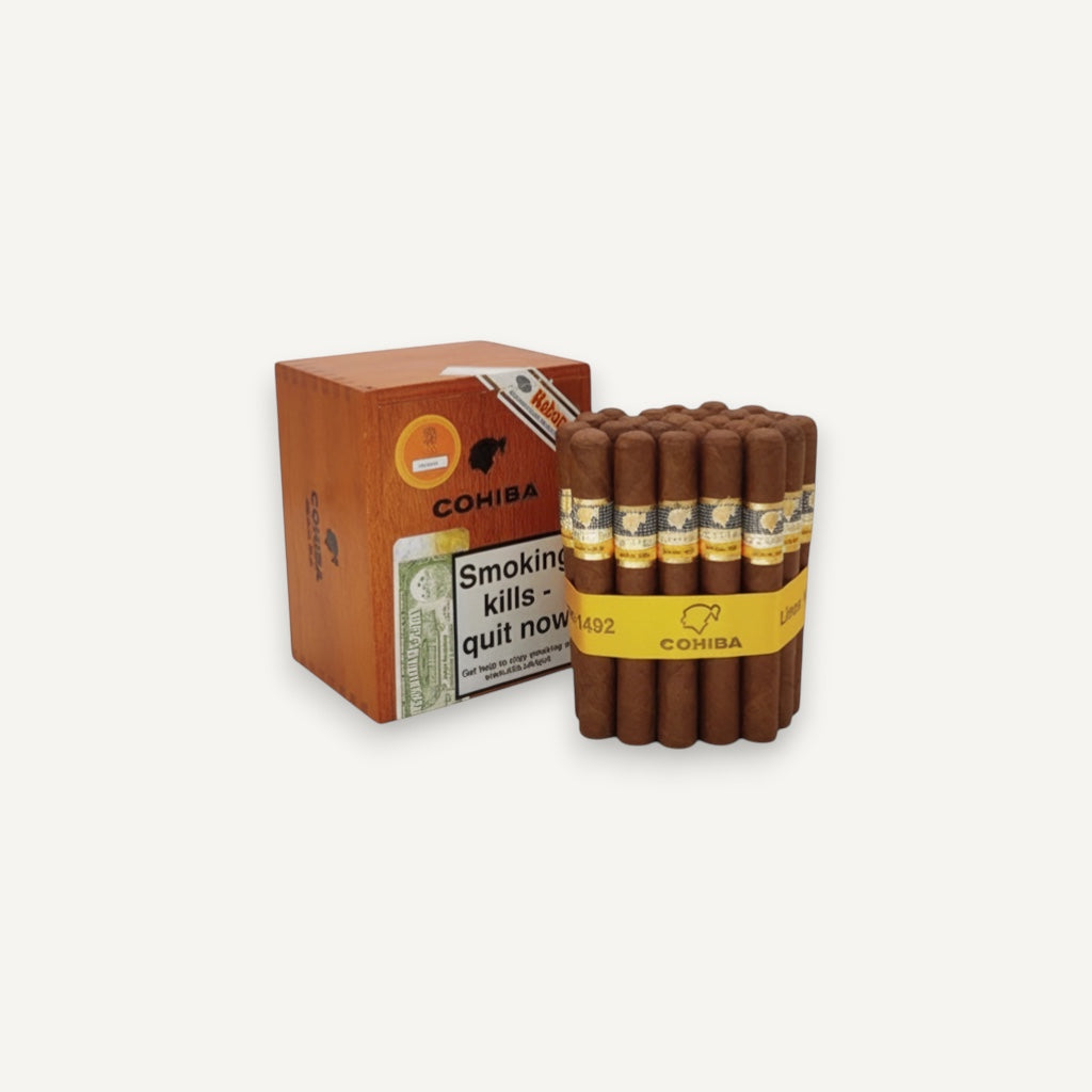 Arcadia Cigars Cohiba Siglo II cigars in a wooden box. Medium-bodied Cuban cigars with a classic format.