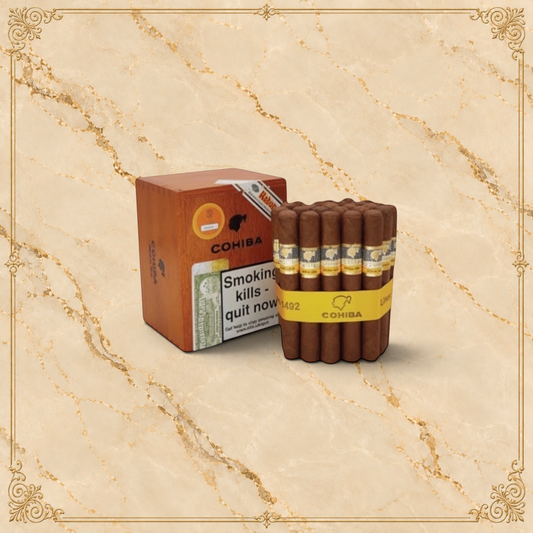 Arcadia Cigars Cohiba Siglo II cigars in a wooden box. Medium-bodied Cuban cigars with a classic format.