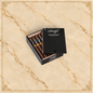 Arcadia Cigars Davidoff Puro Dominicano Corona Larga cigars in an open black wooden box on a neutral background