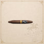 Arcadia Cigars Davidoff Puro Dominicano Corona Larga cigar with a dark brown wrapper on a textured cream background.