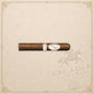 Arcadia Cigars Davidoff Signature 6000 Vintage 2023 premium cigar with white and gold brand band on parchment background