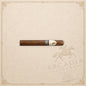 Arcadia Cigars Davidoff Winston Churchill Toro Limited Edition 2021 cigar with a dark brown wrapper on a beige background